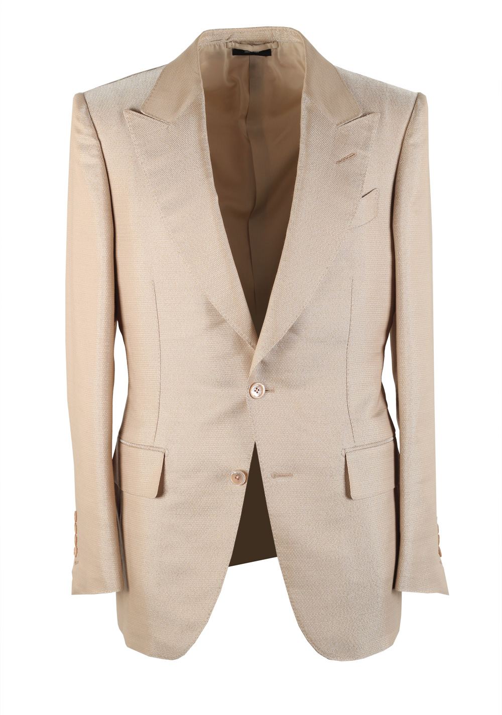 TOM FORD Dyllan Champagne Cocktail Dinner Jacket Size 48 / 38R | Costume Limité