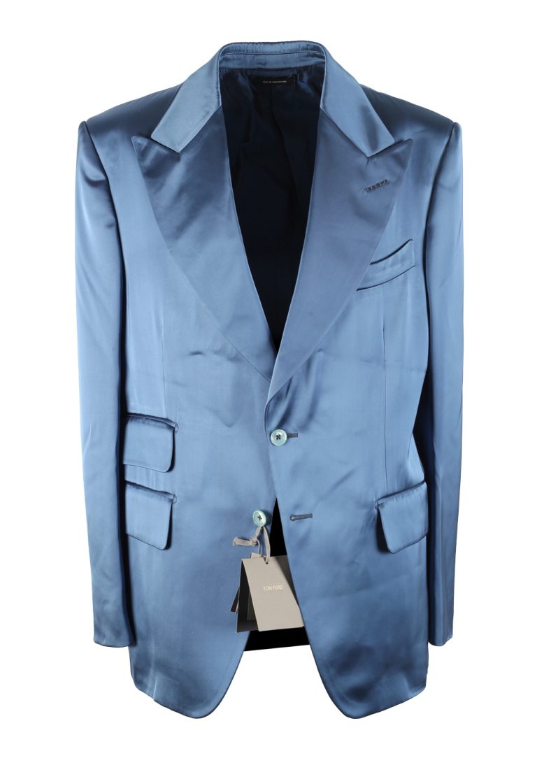 TOM FORD Basic Double Blue Sport Coat Size 52C / 42S - thumbnail | Costume Limité