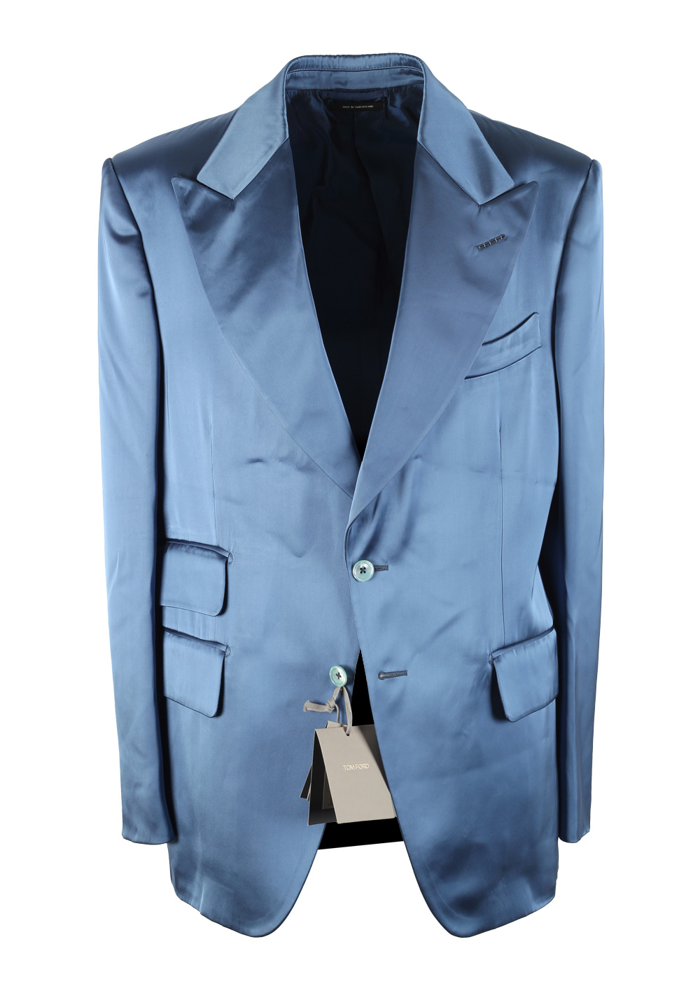 TOM FORD Basic Double Blue Sport Coat Size 52C / 42S | Costume Limité