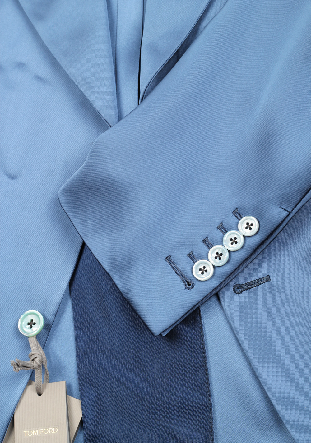 TOM FORD Basic Double Blue Sport Coat Size 52C / 42S | Costume Limité