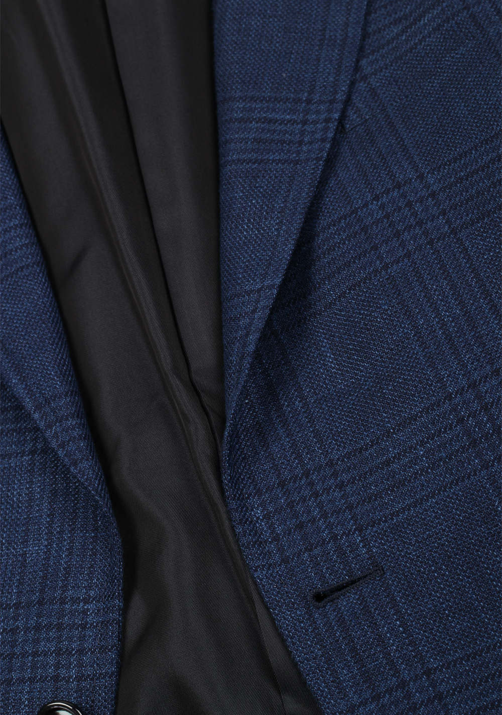TOM FORD O’Connor Blue Checked Sport Coat Size 56 / 46R U.S. Fit Y | Costume Limité