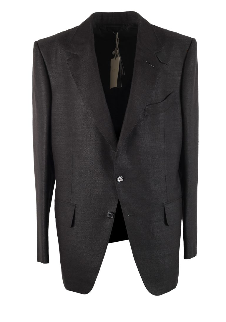 TOM FORD Atticus Silk Black Sport Coat Size 54 / 44R U.S. - thumbnail | Costume Limité