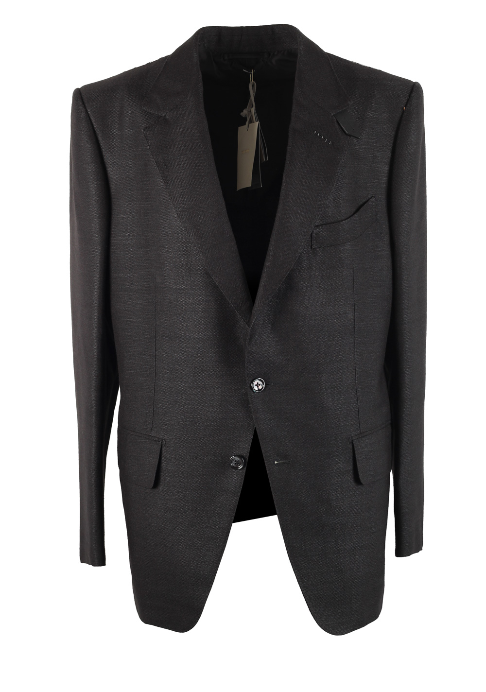 TOM FORD Atticus Silk Black Sport Coat Size 54 / 44R U.S. | Costume Limité