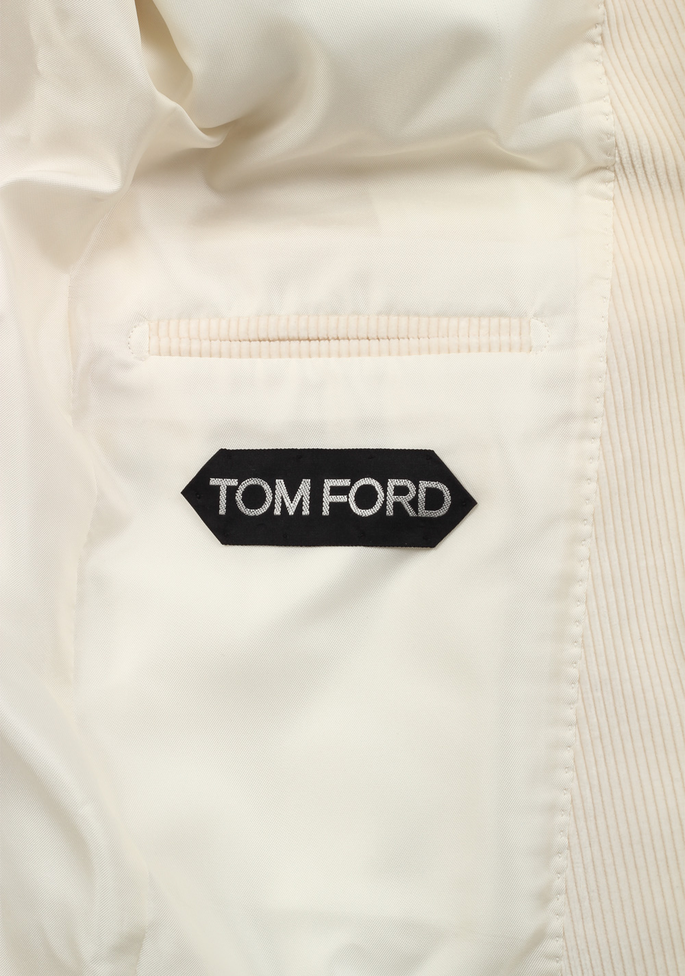 TOM FORD Atticus Off White Corduroy Sport Coat Size 52 / 42R U.S. | Costume Limité