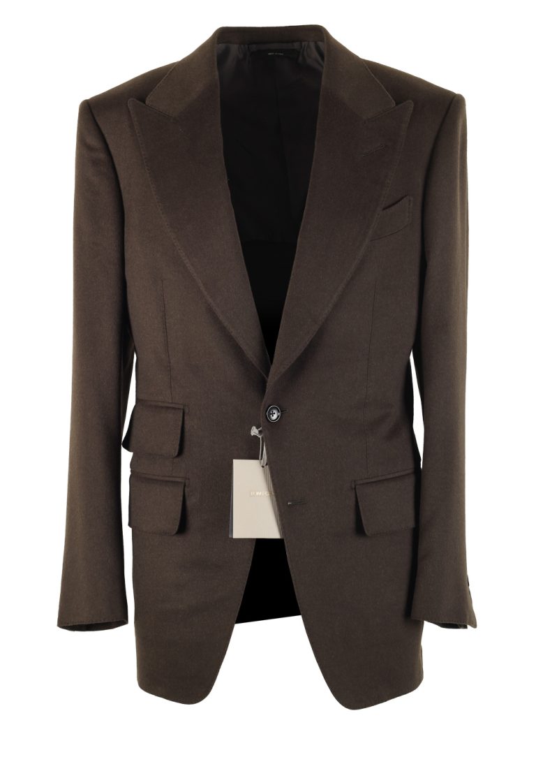 TOM FORD Atticus Brown Cashmere  Sport Coat Size 46 / 36R U.S. - thumbnail | Costume Limité