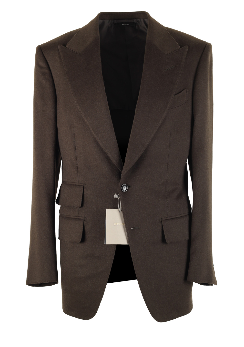 TOM FORD Atticus Brown Cashmere  Sport Coat Size 46 / 36R U.S. | Costume Limité
