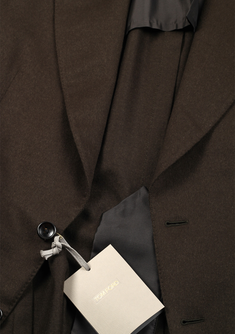 TOM FORD Atticus Brown Cashmere  Sport Coat Size 46 / 36R U.S. | Costume Limité