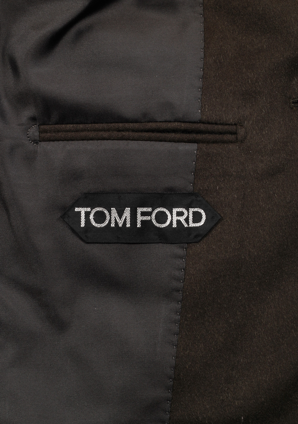 TOM FORD Atticus Brown Cashmere  Sport Coat Size 46 / 36R U.S. | Costume Limité