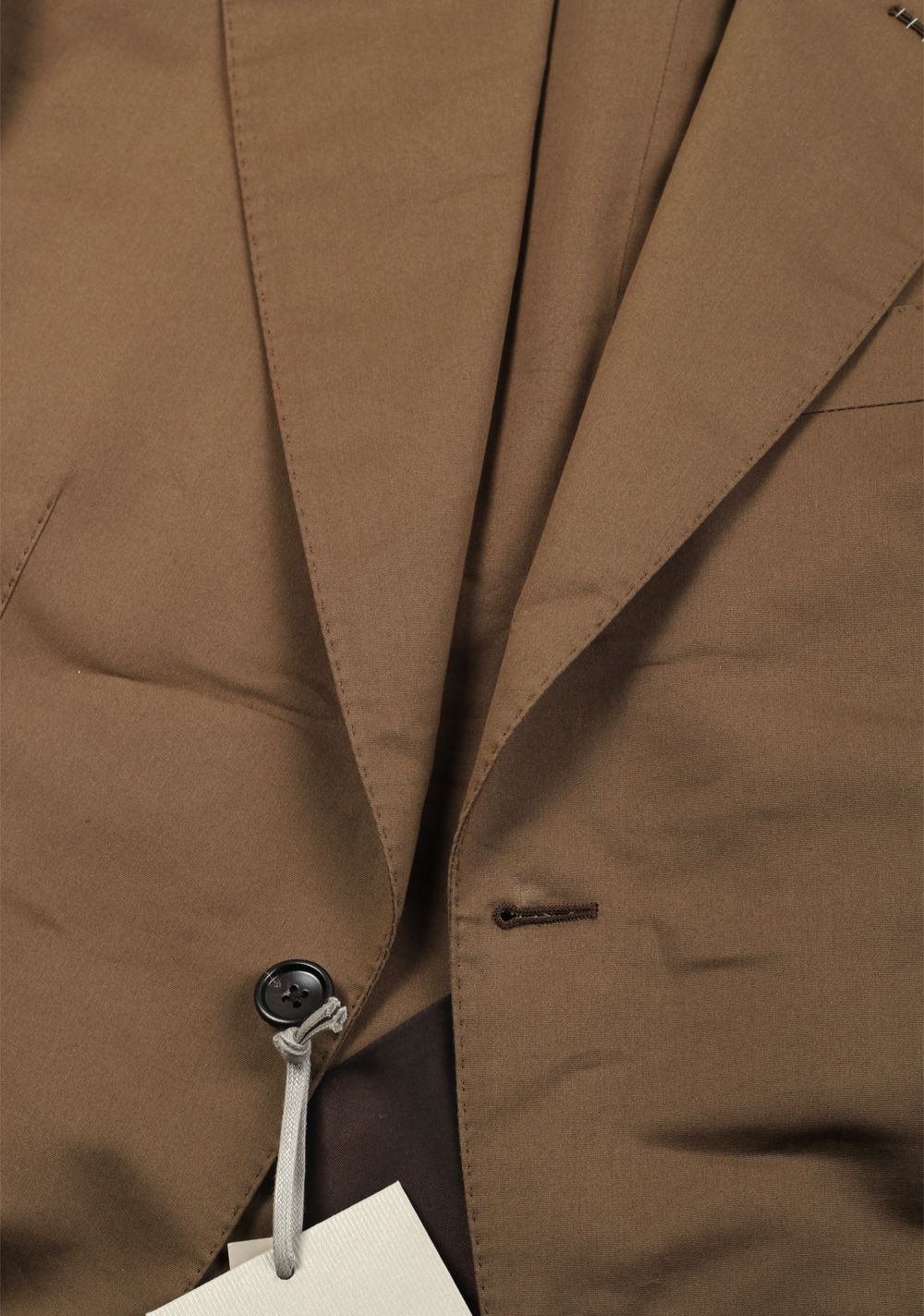 TOM FORD Shelton Brown Sport Coat Size 48 / 38R U.S. In Cotton Silk | Costume Limité