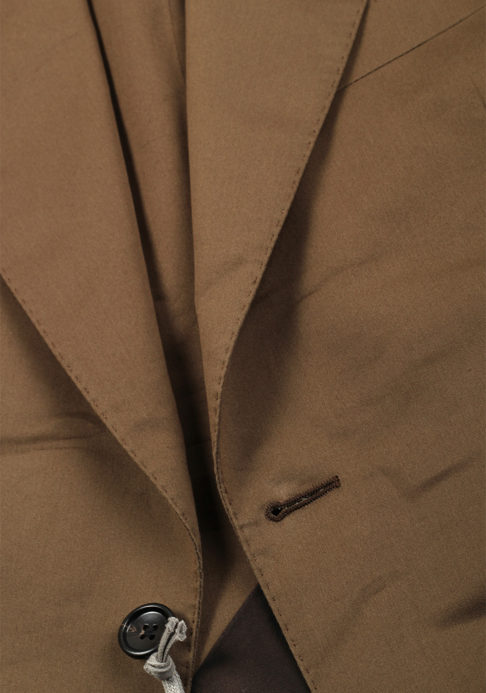 TOM FORD Shelton Brown Sport Coat Size 48 / 38R U.S. In Cotton Silk | Costume Limité