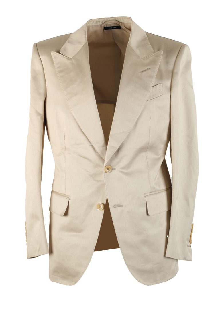 TOM FORD Dyllan Solid Off White Sport Coat Size 48 / 38R U.S. - thumbnail | Costume Limité