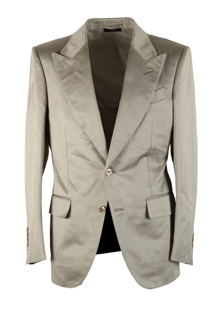 TOM FORD Dyllan Solid Grayish Taupe Sport Coat Size 48 / 38R U.S. - thumbnail | Costume Limité