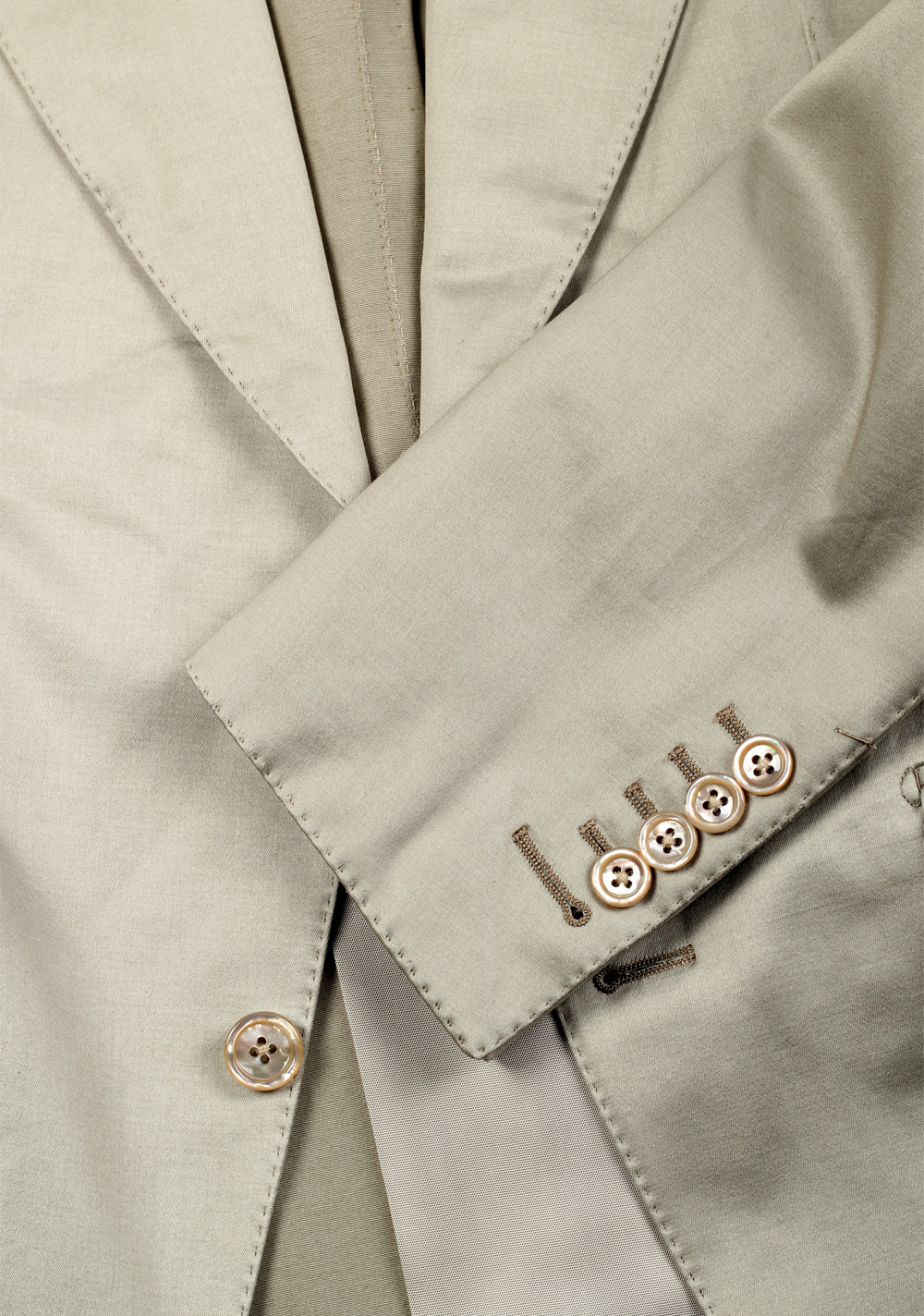 TOM FORD Dyllan Solid Grayish Taupe Sport Coat Size 48 / 38R U.S. | Costume Limité