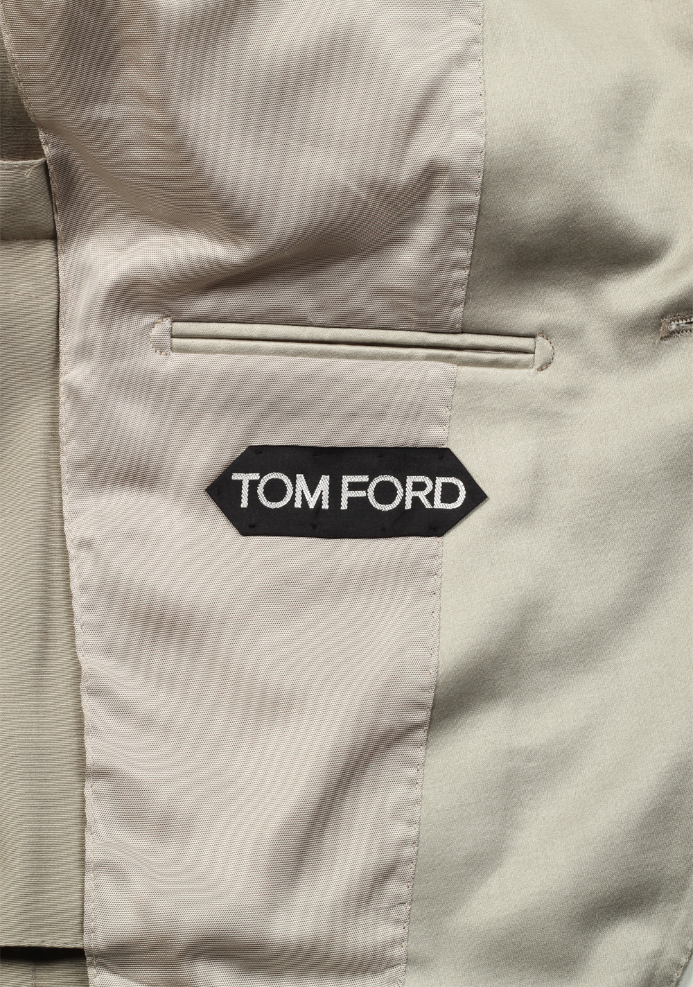 TOM FORD Dyllan Solid Grayish Taupe Sport Coat Size 48 / 38R U.S. | Costume Limité