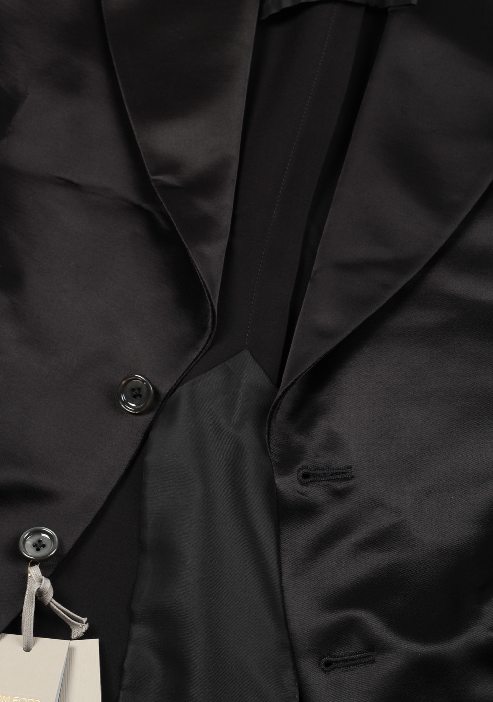 TOM FORD Basic Double Black Sport Coat Size 48C / 38S U.S. | Costume Limité