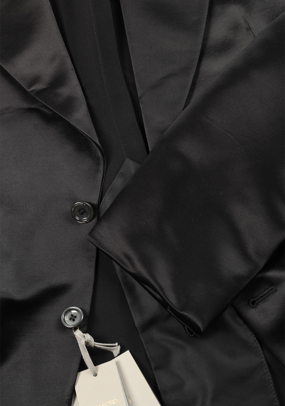 TOM FORD Basic Double Black Sport Coat Size 48C / 38S U.S. | Costume Limité