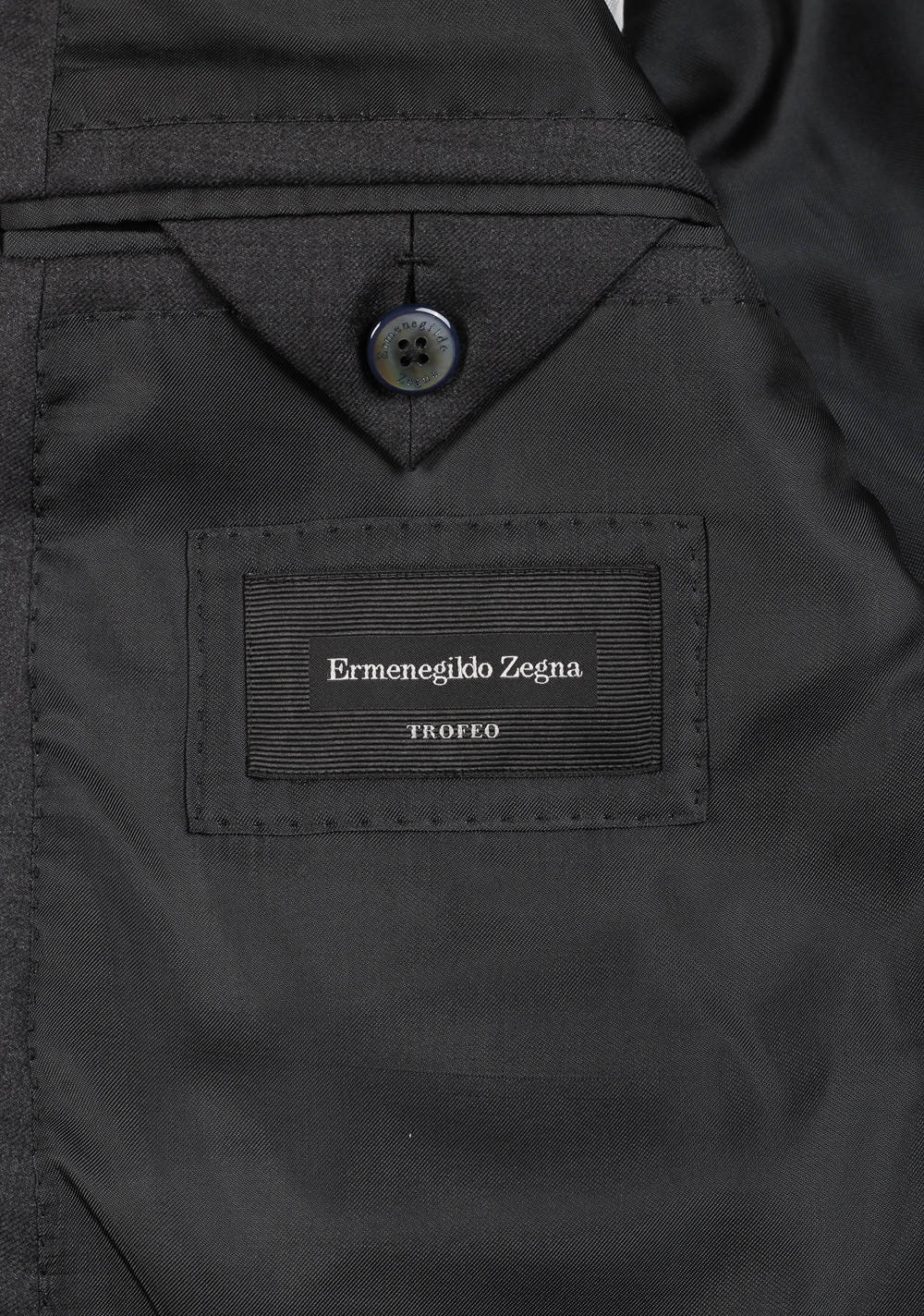 ZEGNA Milano Trofeo Gray Solid Suit Size 58 / 48R U.S. – image 7