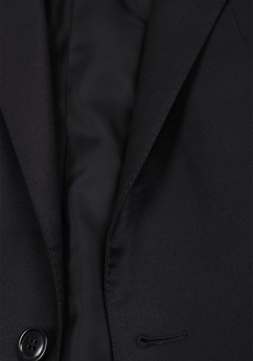 ZEGNA Milano Trofeo Black Solid Suit Size 58 / 48R U.S. – image 3