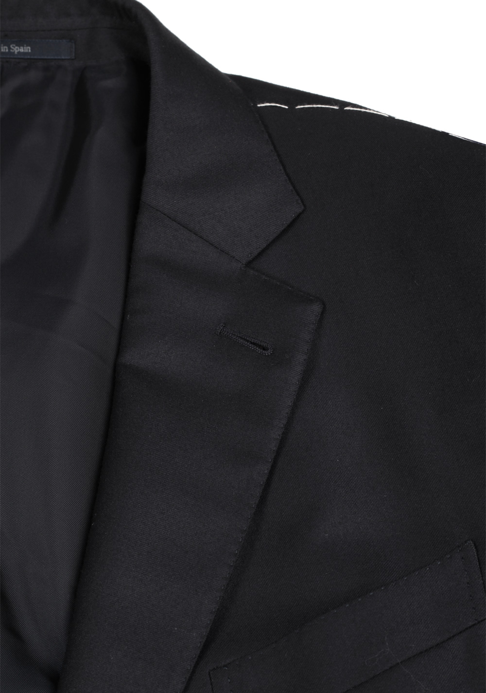 ZEGNA Milano Trofeo Black Solid Suit Size 58 / 48R U.S. – image 5