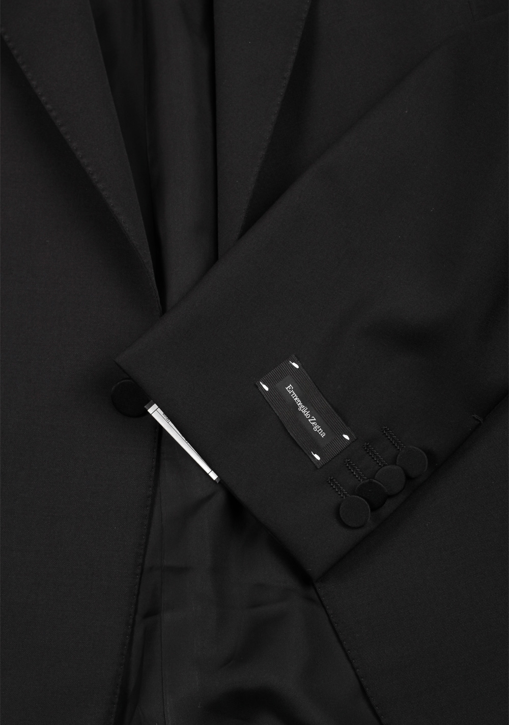 ZEGNA Black Milano Multiseason Tuxedo Suit Size 58 / 48R U.S. – image 4
