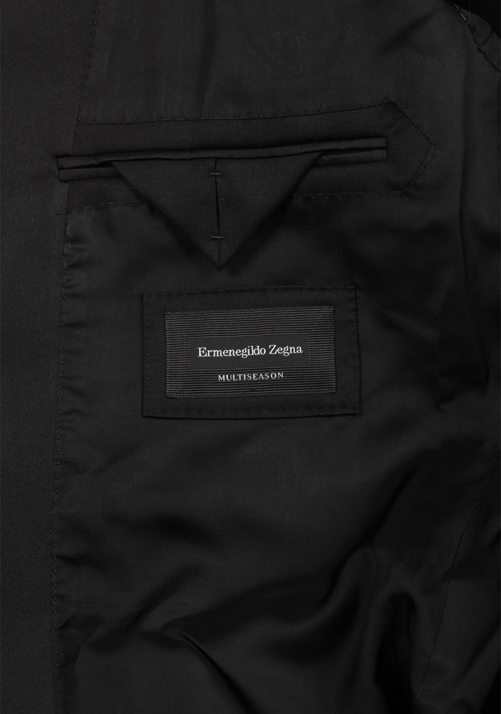 ZEGNA Black Milano Multiseason Tuxedo Suit Size 58 / 48R U.S. – image 7