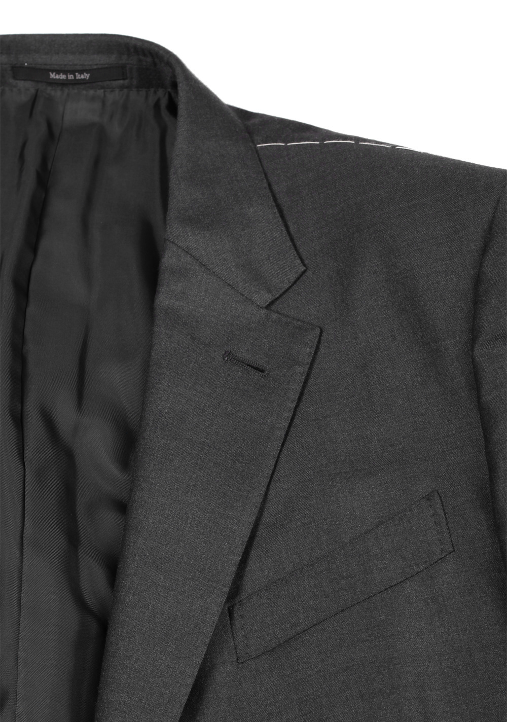 ZEGNA Milano Trofeo Gray Solid Suit Size 58 / 48R U.S. – image 5
