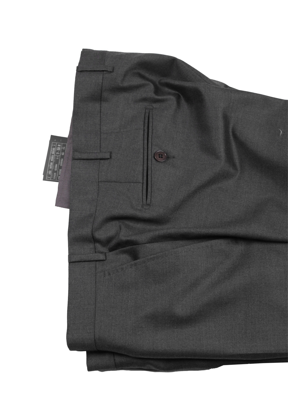 ZEGNA Milano Trofeo Gray Solid Suit Size 58 / 48R U.S. – image 8