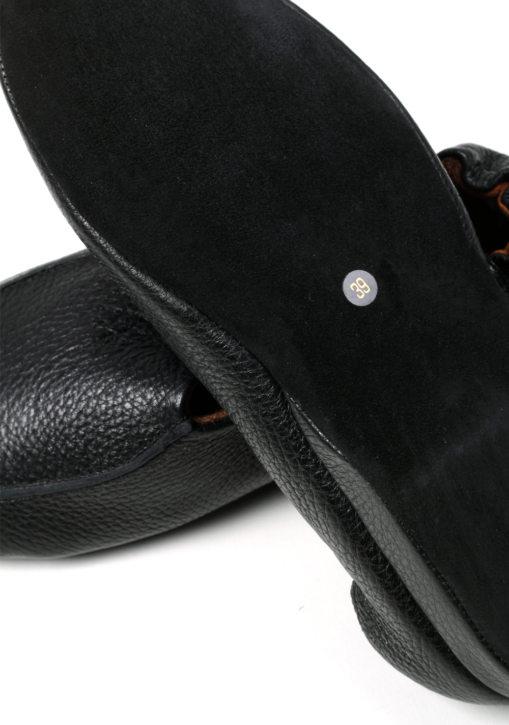 ZEGNA Leather Cashmere Black House Slippers – image 6