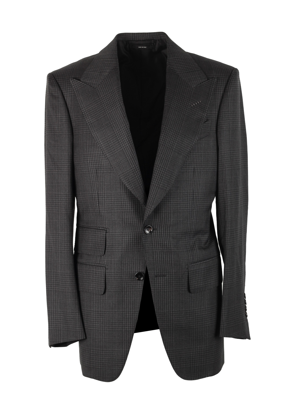 TOM FORD Atticus Gray Checked Sport Coat Size 46 / 36R U.S.