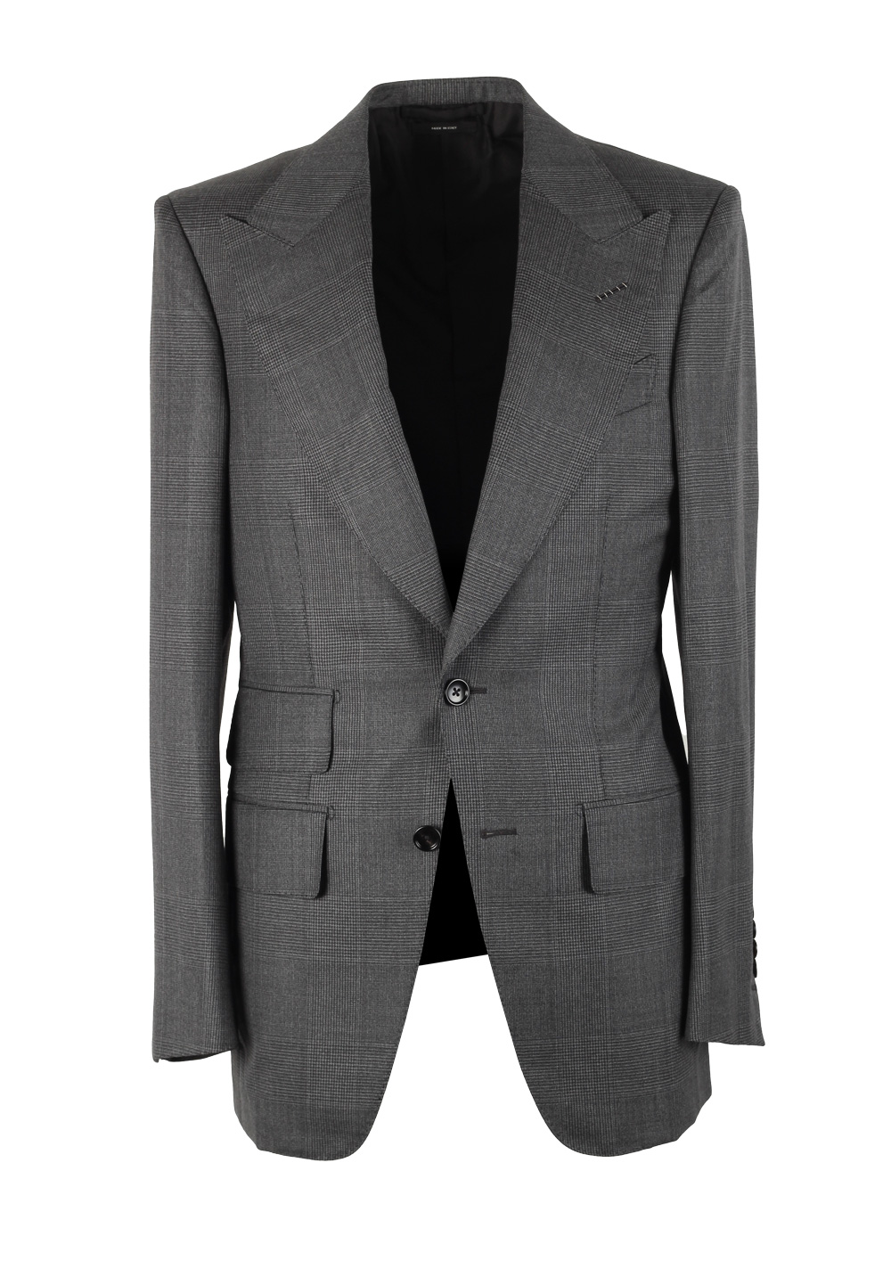 TOM FORD Atticus Gray Checked Sport Coat Size 46 / 36R U.S.