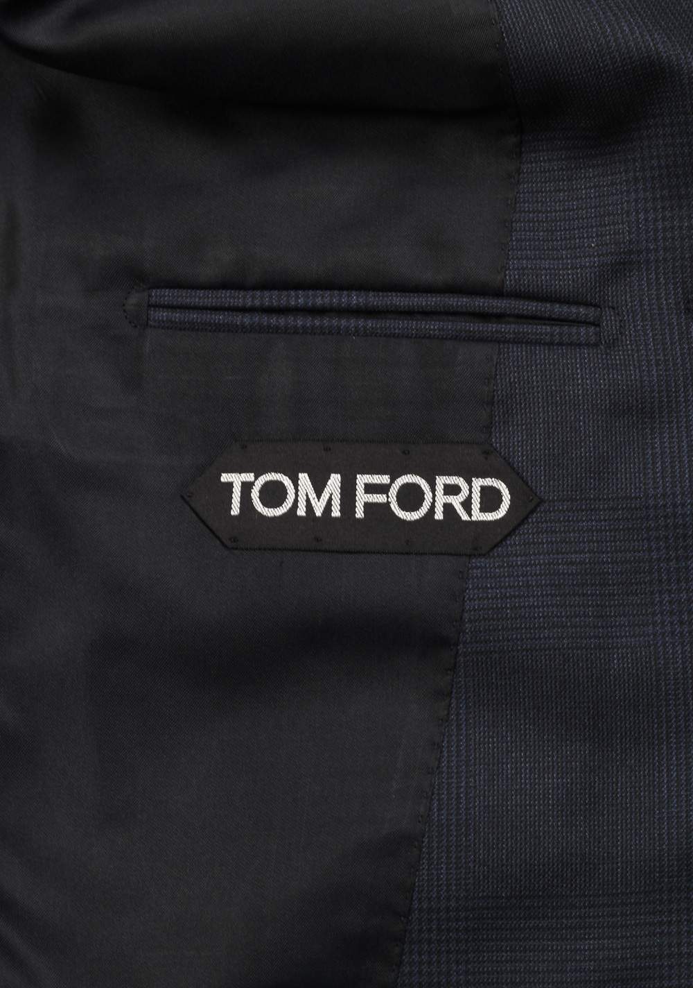TOM FORD Shelton Blue Checked Sport Coat Size 46 / 36R U.S. – image 7