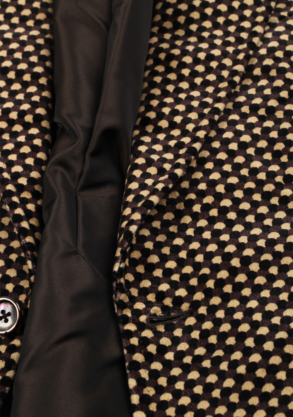 TOM FORD Beige / Gray / Yellow Patterned Sport Coat Size 46 / 36R U.S. – image 3