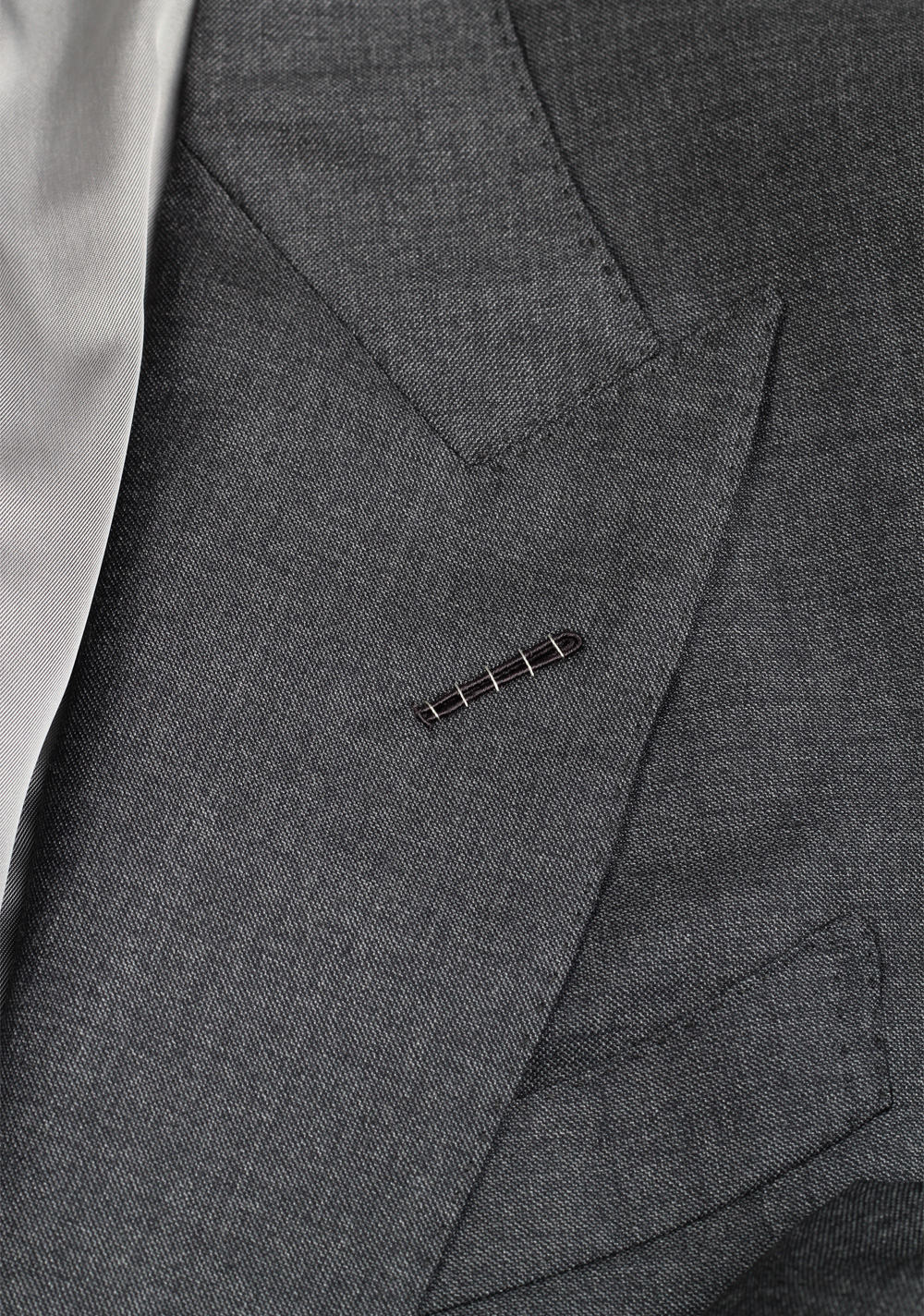 TOM FORD Windsor Signature Solid Gray Sharkskin Suit – image 5