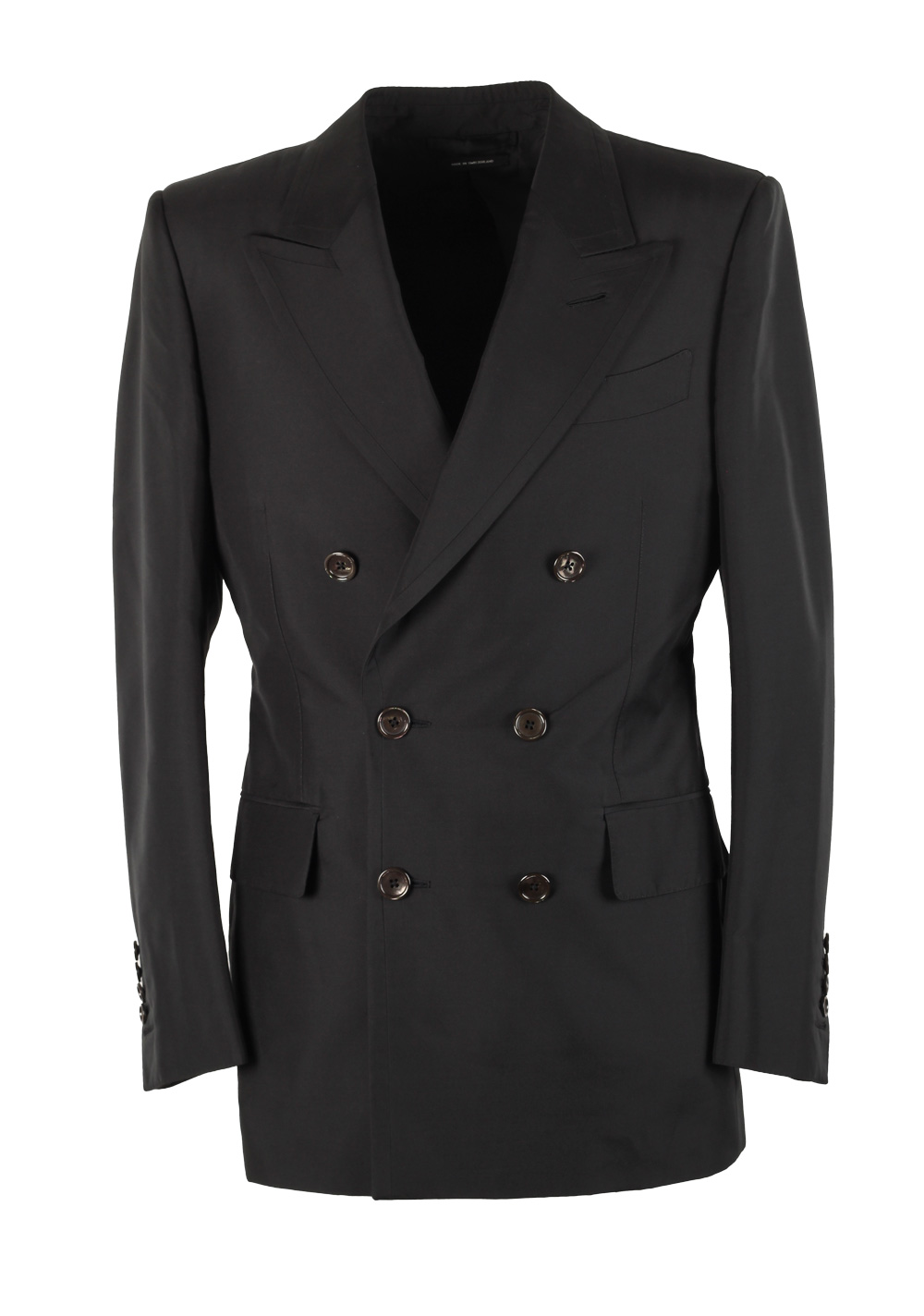 TOM FORD Dyllan Black Solid Sport Coat Size 46 / 36R U.S.