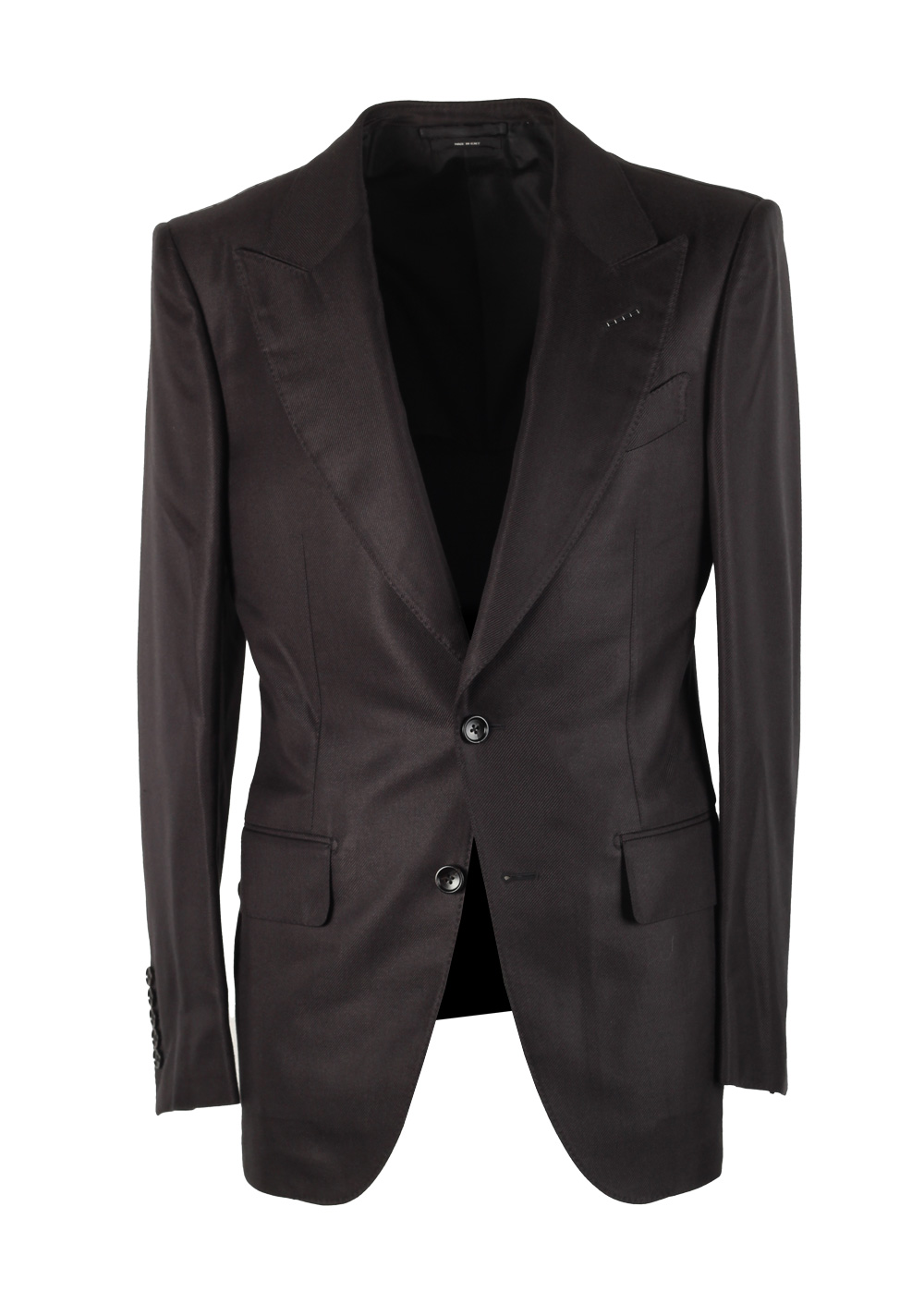 TOM FORD Dyllan Black Solid Sport Coat Size 46 / 36R U.S.
