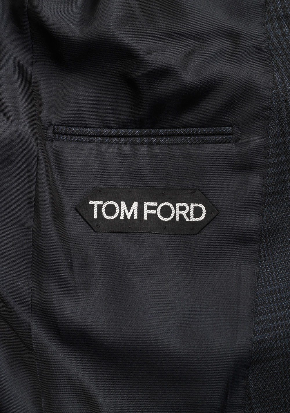 TOM FORD Atticus Black/Blue Checked Sport Coat Size 46 / 36R U.S. – image 7