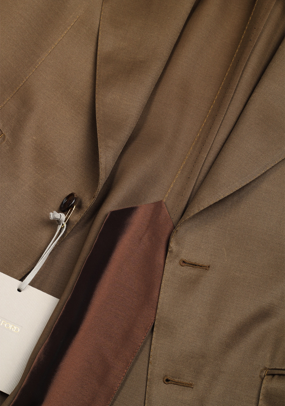 TOM FORD Atticus Brown Solid Sport Coat Size 46 / 36R U.S. – image 2