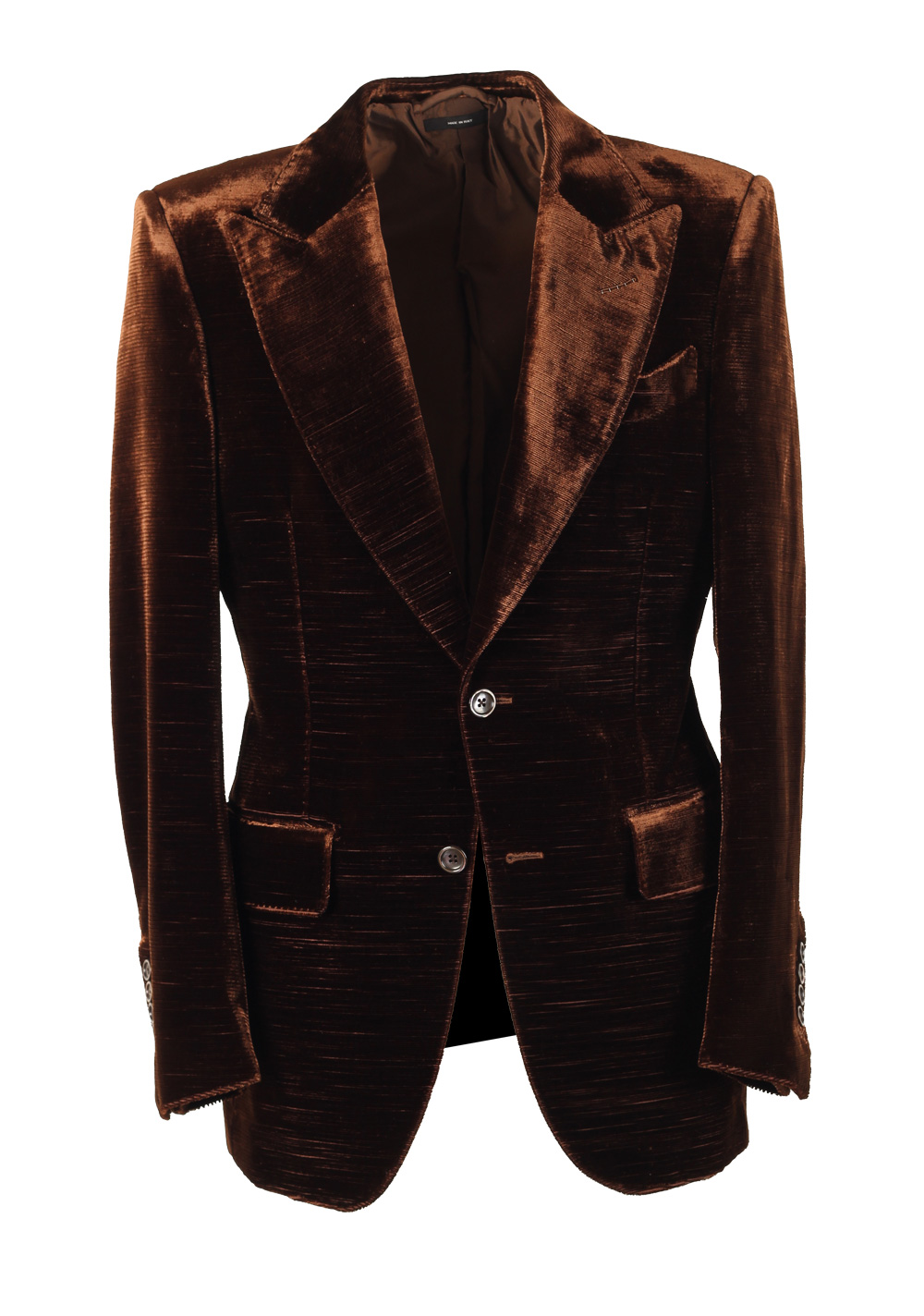 TOM FORD Dyllan Brown Suit Size 46 / 36R U.S.