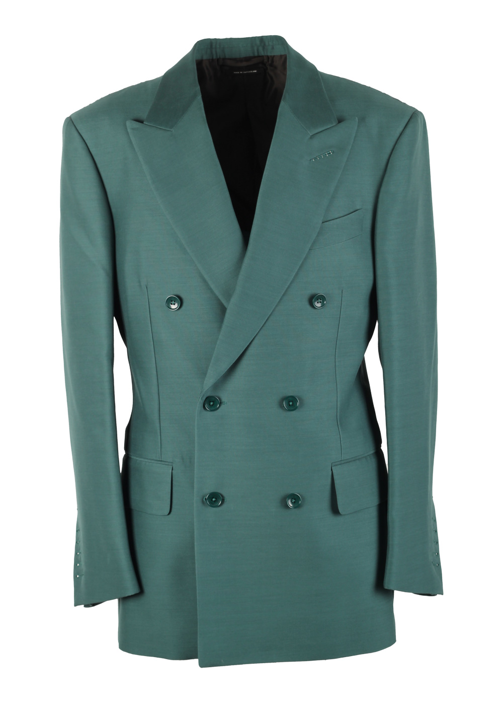 TOM FORD Atticus Teal Suit Size 46 / 36R U.S.