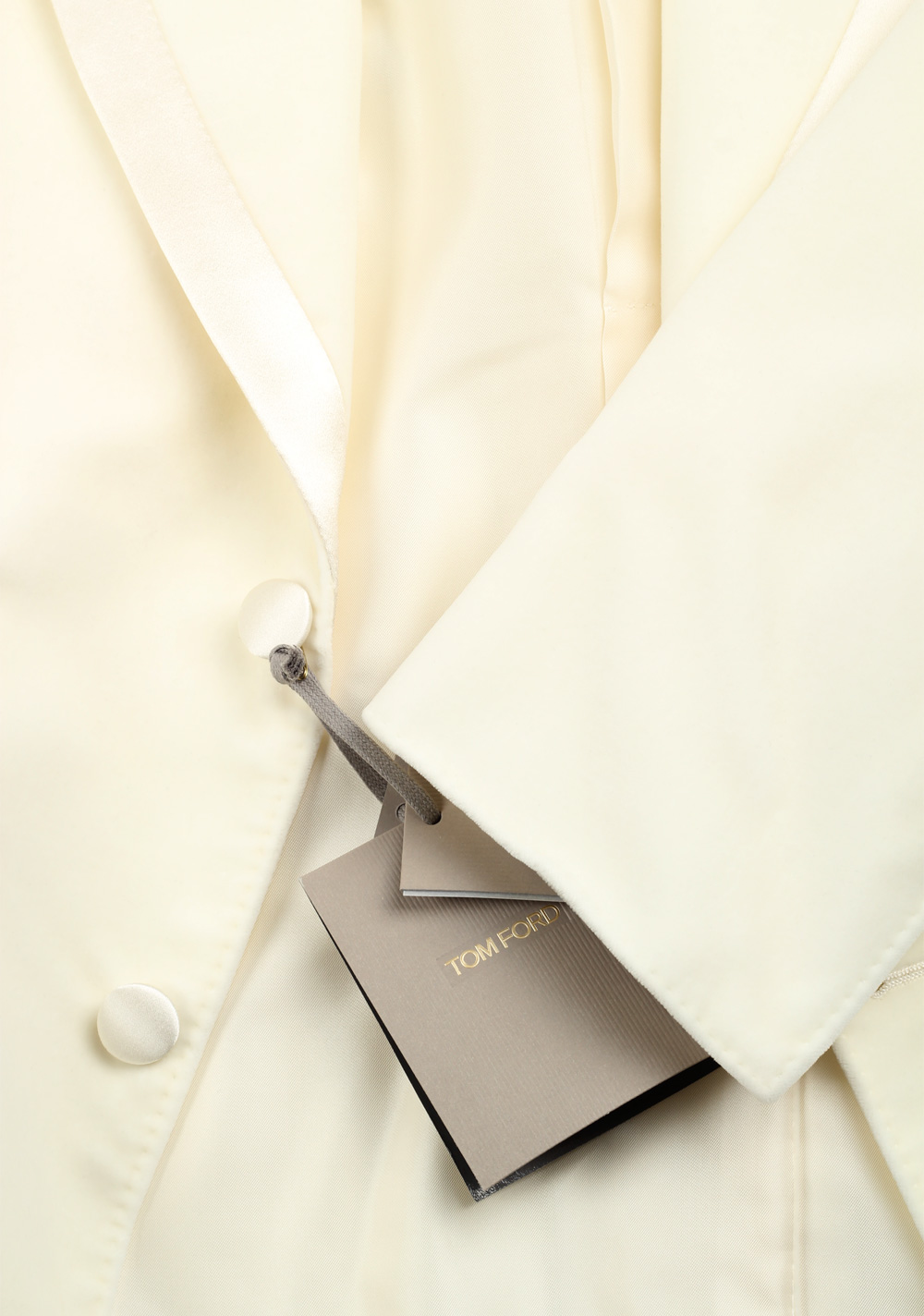 TOM FORD Basic Double Ivory Tuxedo Cocktail Dinner Jacket Size 52 / 42R U.S. Fit A – image 4