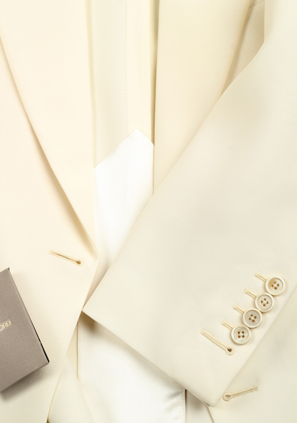 TOM FORD Atticus Off White Sport Coat Size 46 / 36R U.S. – image 4