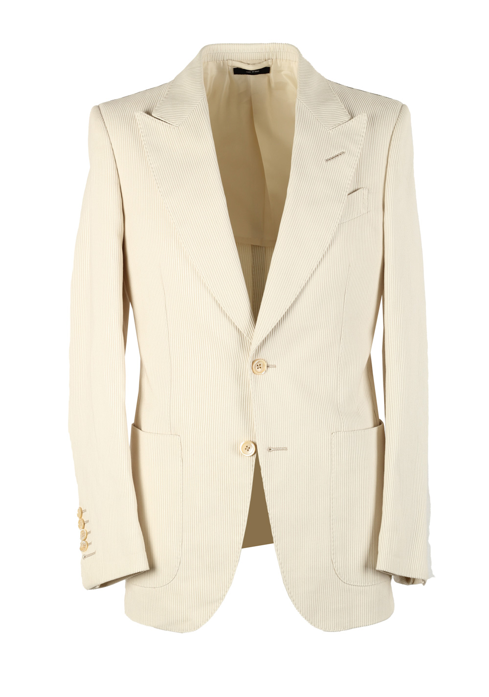 TOM FORD Dyllan Off White Sport Coat Size 46 / 36R U.S.