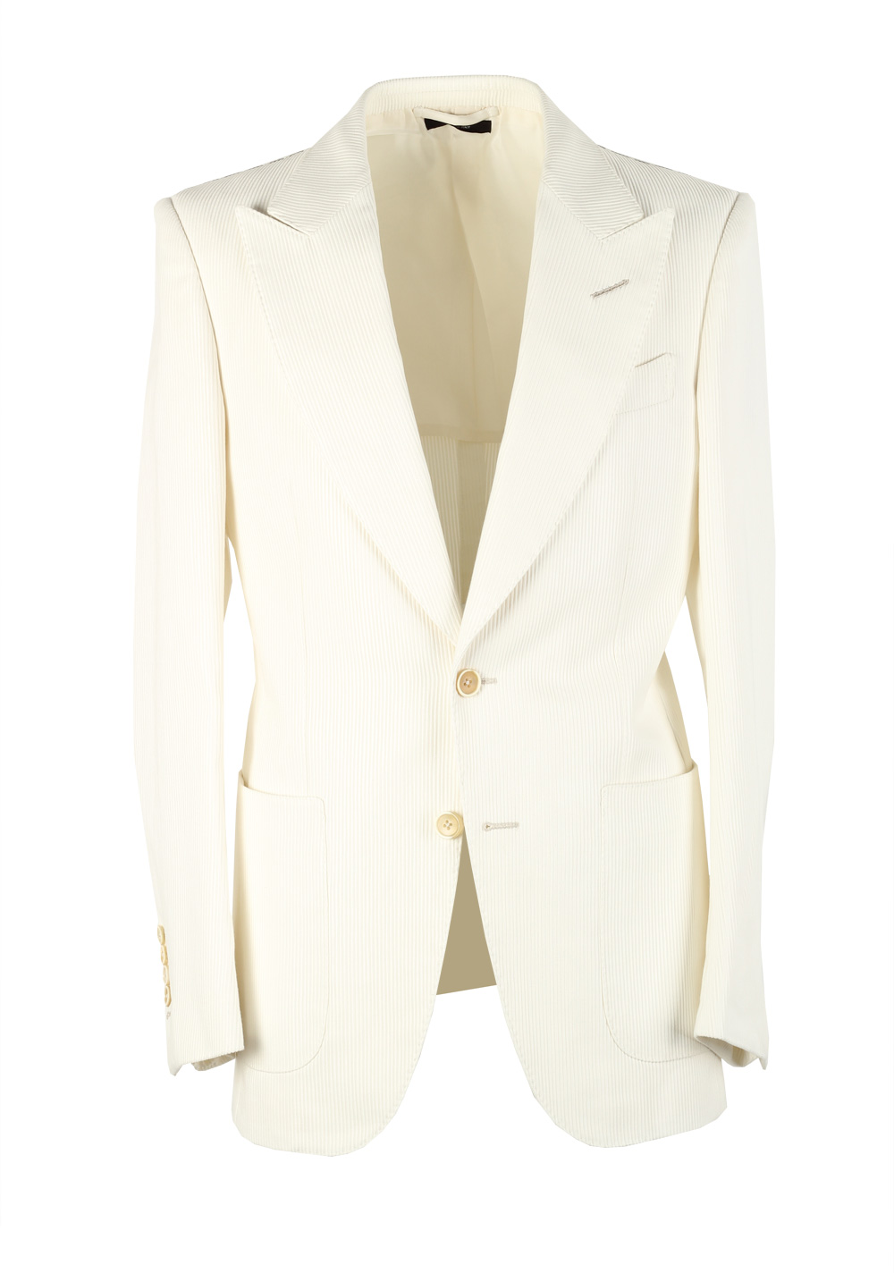 TOM FORD Dyllan Off White Sport Coat Size 46 / 36R U.S.