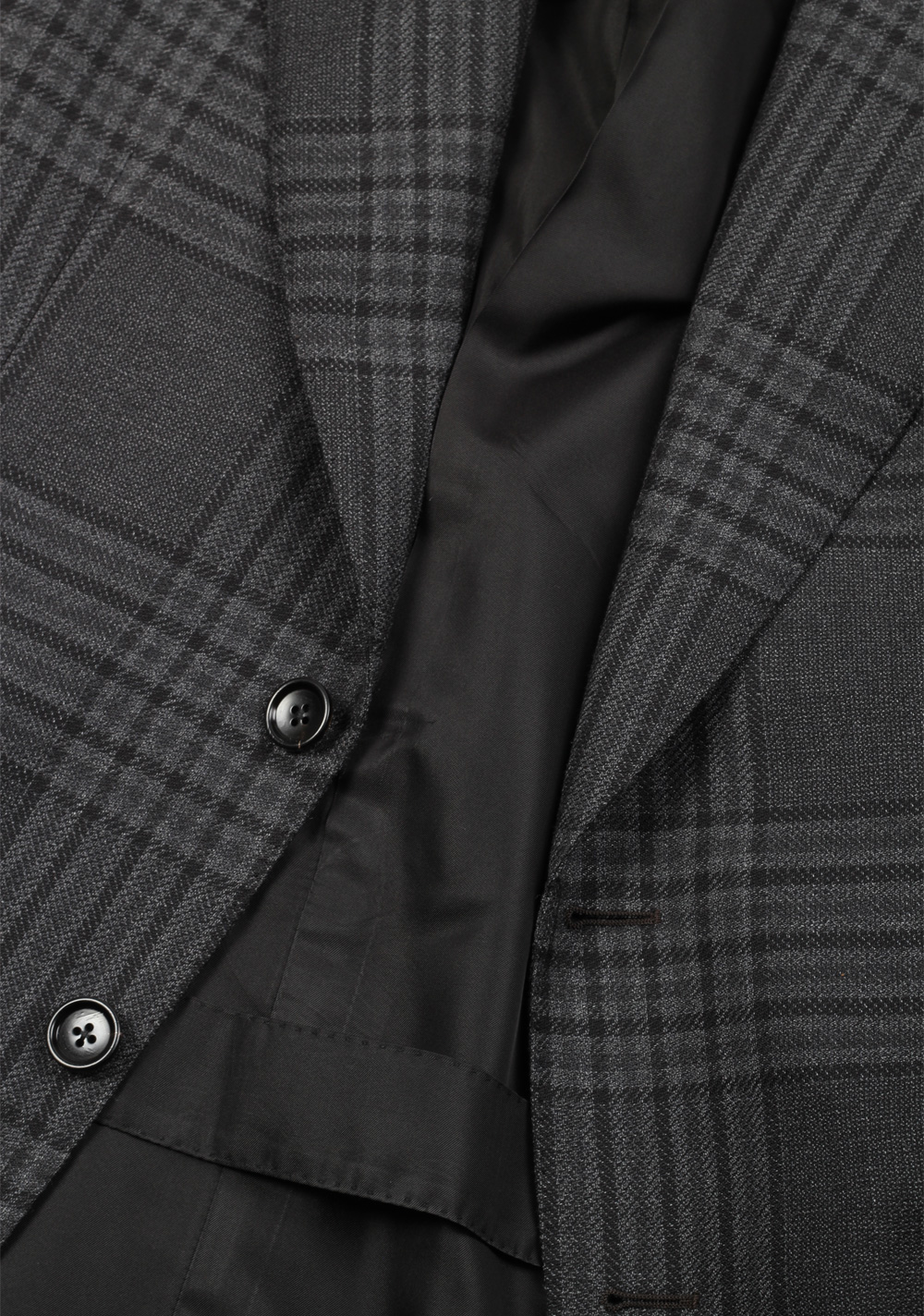 TOM FORD Shelton Wool Checked Gray Suit – image 2