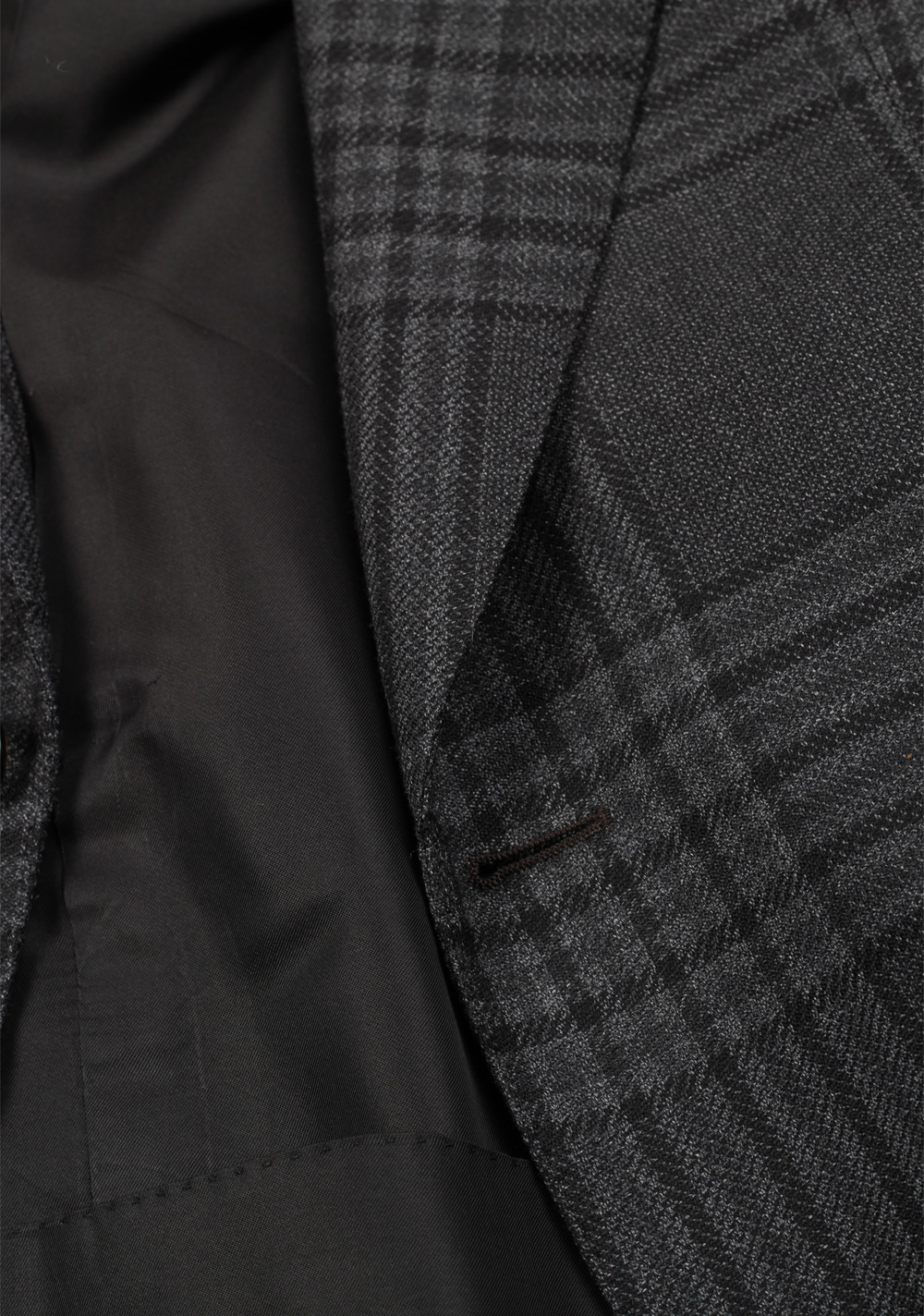 TOM FORD Shelton Wool Checked Gray Suit – image 3