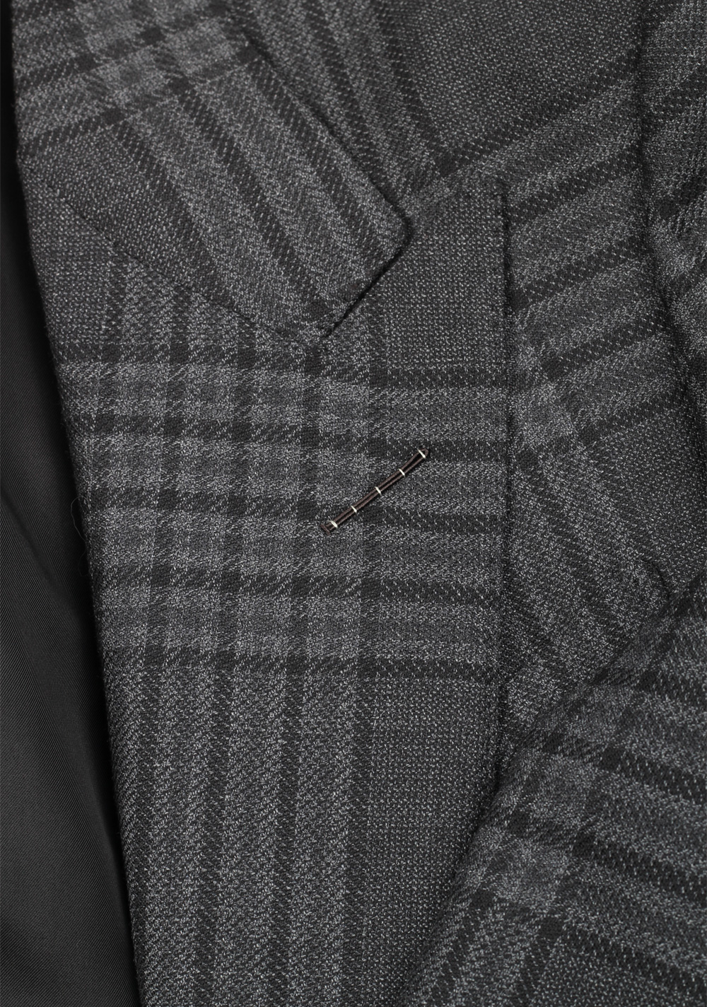 TOM FORD Shelton Wool Checked Gray Suit – image 5