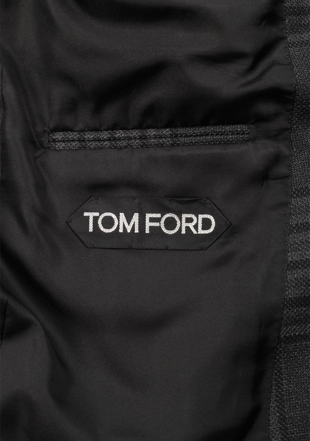 TOM FORD Shelton Wool Checked Gray Suit – image 7
