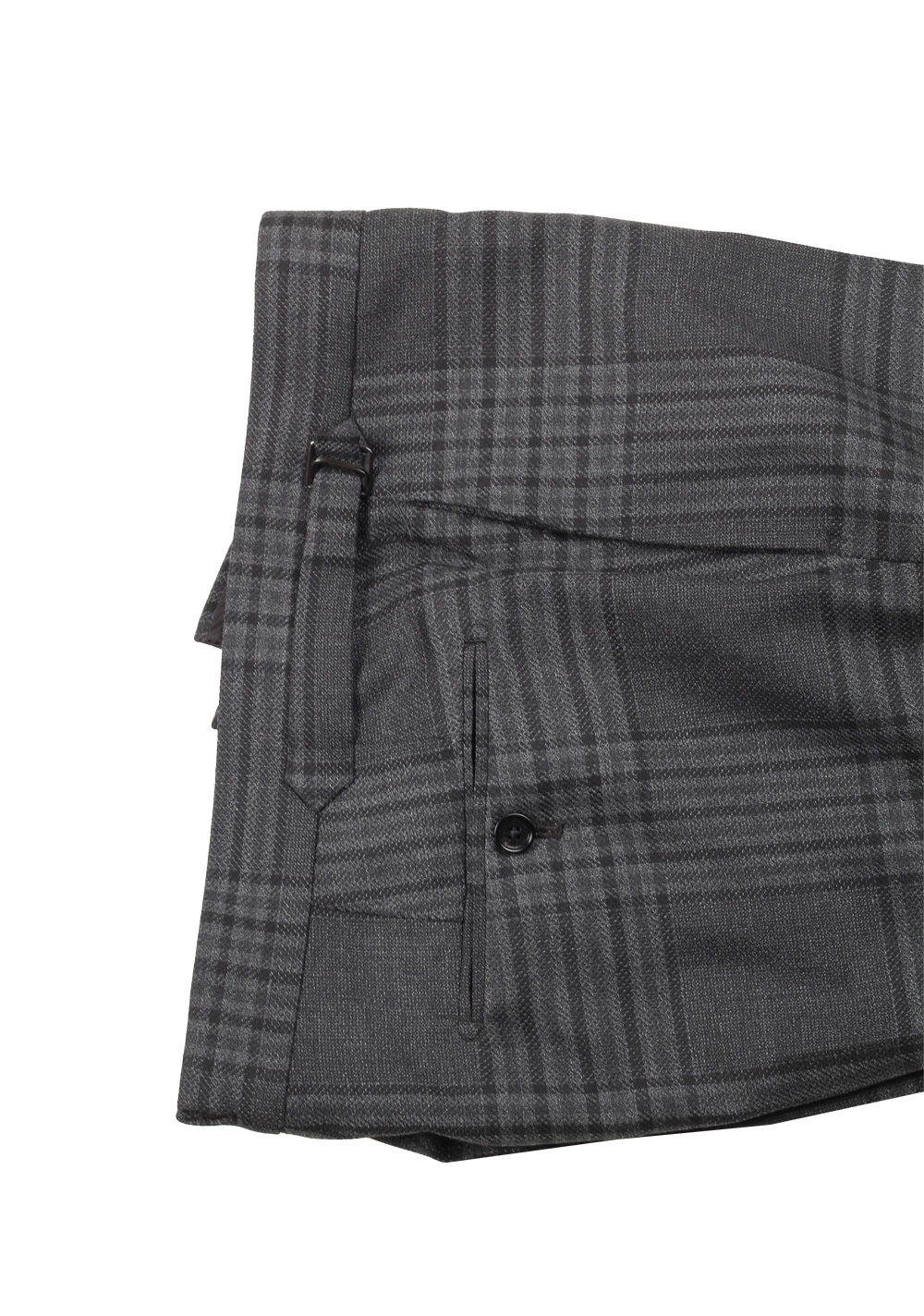 TOM FORD Shelton Wool Checked Gray Suit – image 8