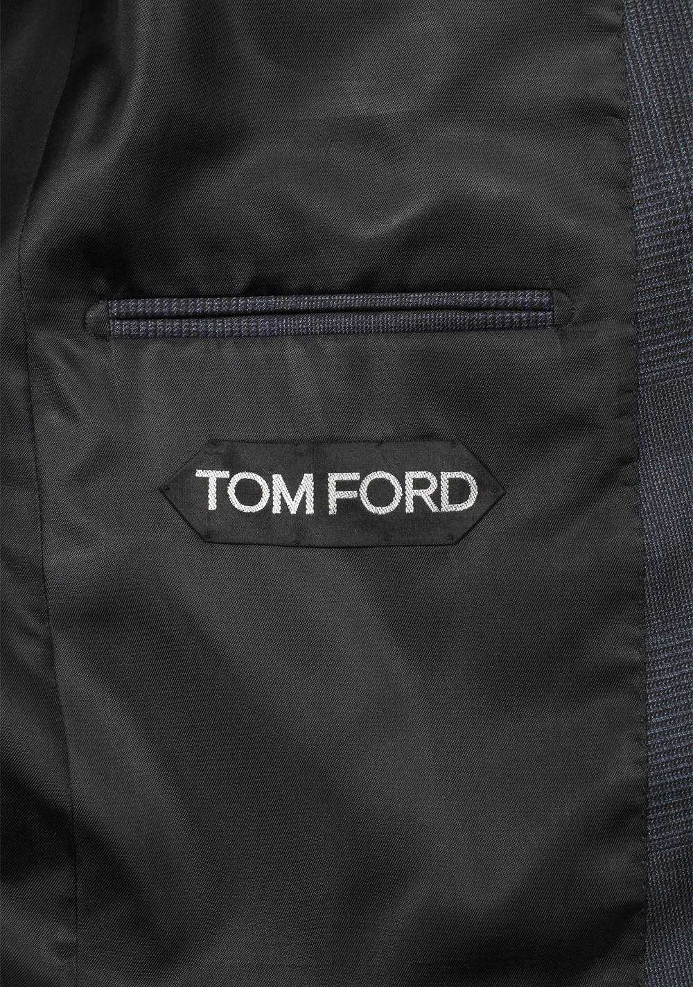 TOM FORD O’Connor Wool Checked Blue Suit – image 7