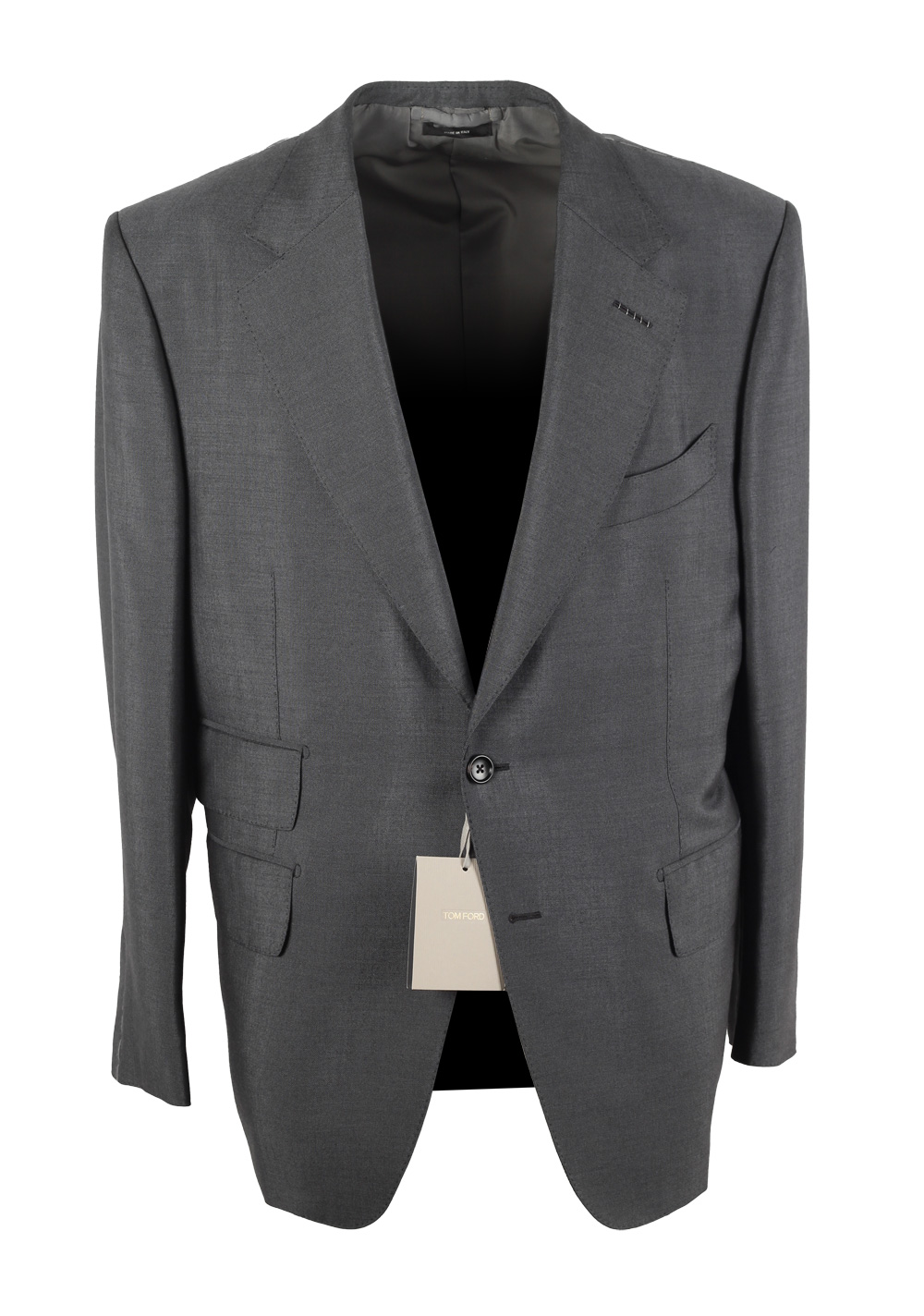 TOM FORD Windsor Solid Gray Suit Size 54S / 44S U.S.